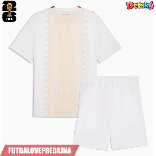 Lacne Dětský Futbalové dres Maroko MS 2026 Krátky Rukáv - Preč (+ trenírky)